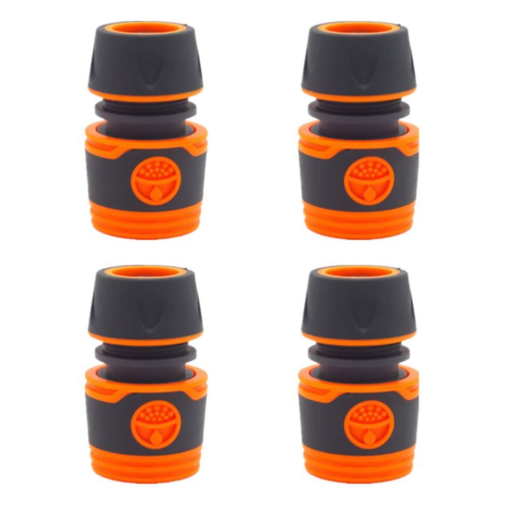 Shiwaki 4 Pack Plastic Garden Hose Fitting Set Pipe Tap Connector Kit, 4 points quick water connection