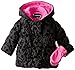Rothschild Baby Girls Flocked Rose Jacket
