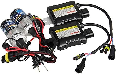 Car HID Headlights Digitalboy 2 Pcs 12V 55W H27/880/881 HID Bulbs Car Auto Headlights Xenon Lights 4300K 5000K 6000K 10000K 12000K Xenon Headlights ( Color : 8000K )