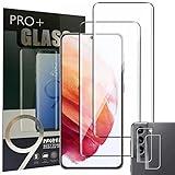 CYH [2+2 Pack] Galaxy S21 Tempered Glass + Camera
