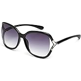 Exclusive Viva Women's Sunglasses, Shiny Black/Gradient Smoke