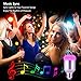 Smart LED Light Bulb - IVYOCK Color Changing Bulbs - Bluetooth Smartphone Controlled, Mood Lighting, Dimmable Reading Light, or Timer Wake Up Lightbulbs - Multicolored Party Lights