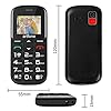 Mobile-Phone-for-Elderly-People-artfone-1400mAh-Battery-Big-Button-Mobile-Phones-Dual-SIM-Unlocked-SOS-Button-Torch-Side-Buttons-Camera-and-Charging-Dock-Black artfone Mobile Phone for Elderly People, 1400mAh Battery Big Button Mobile Phones Dual SIM Unlocked, SOS Button, Torch…