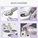 Tomiya Silicone Cleaning Sponge Gloves, Gloves with Scrubber, Multi- functional Gloves: Reusable, Heat Resistant, Non-Slip, Dish Washing,Car Washing, Household Cleaning,Pet Hair Care.1 pair pack