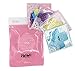 YPS Disposable Adhesive Pasties Sexy Nipple Cover Breast Petals Bra Multi Colors (10 Pairs Star Glitter-Purple)