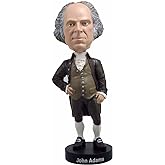 Royal Bobbles John Adams Bobblehead, Premium Polyresin Lifelike Figure, Unique Serial Number, Exquisite Detail