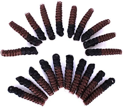 Furice10inch Crotchet Braid Hair Curly Braiding Curl Afro Synthetic Hair Extensions Short Curl Twist Braids For Woman(10inch Saniya Curl 1b30)