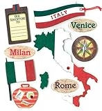 K&Company Italian Destination Grand Adhesions Stickers