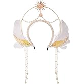 BLESSUME Halo Crown Mary Goddess Headband Women's Halloween Costume Goddess Headpiece