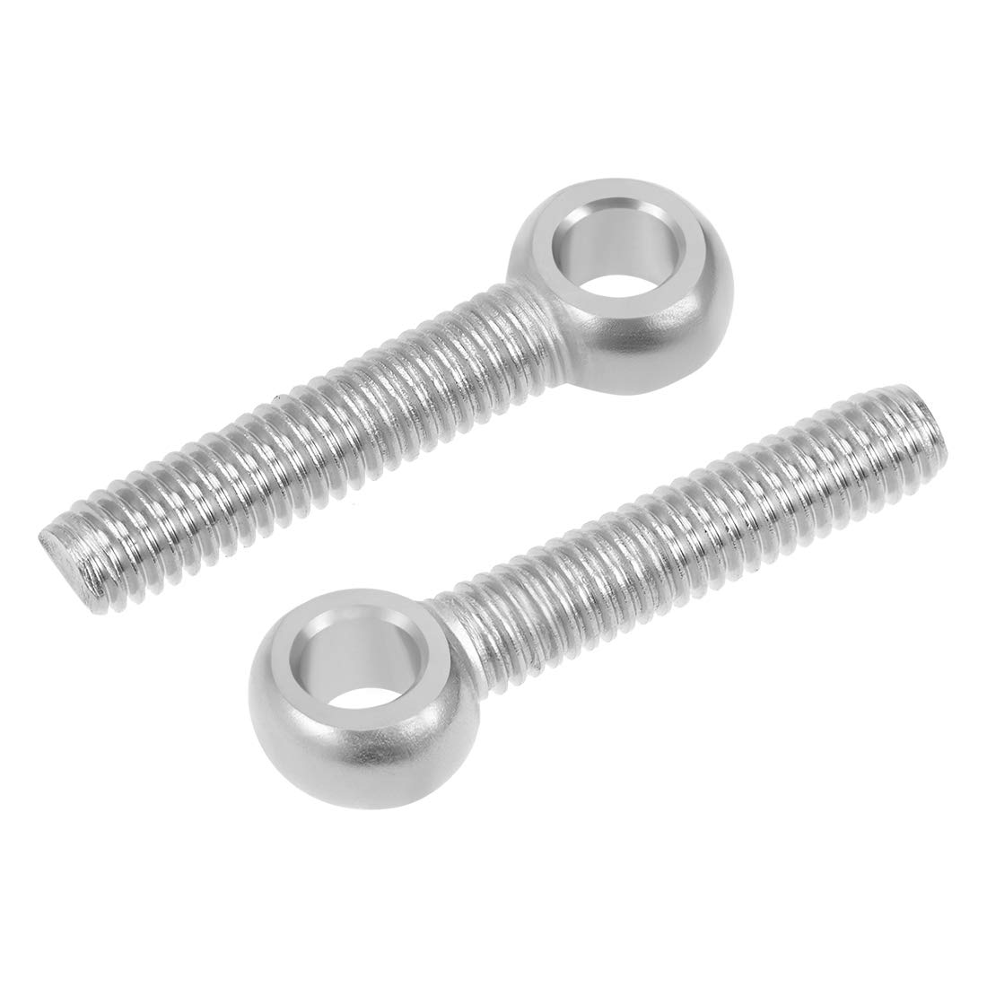 sourcing map M6 x 30mm Machinery Shoulder Swing Lifting Eye Bolt 304 Stainless Steel 5pcs