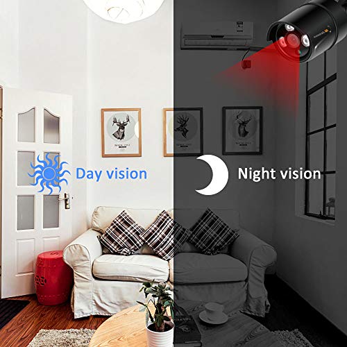 8 Channel POE Security Camera System, Jennov POE Security Camera System NVR Kit with 8 Outdoor suveillance Cameras 1080P HD Plug&Play Free APP Motion Detection Night Vision for Home Business(No HDD)