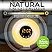 Sunrise Alarm Clock, Wake Up Light with 6 Nature Sounds, FM Radio, 6 Color Light Alarm for Bedrooms & Bedside Sunlight Simulation - Digital Clock, LED, Snooze & Intuitive Touch Control by BrookRunner
