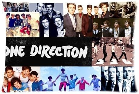 ZhouBrand Creative Fashion 1D One Direction Collections 16 by 24 Inch Zippered Cotton And Polyester Rectangle Pillowcases Protector Case