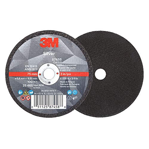 3M Silver CutOff Wheel Type 1 Metal Cutting Wheel For Angle