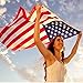 ANLEY Fly Breeze American National Flag 4x6 Foot Polyester - Vivid Color and Fade proof - Canvas Header and Brass Grommets - Banner Flags 4 X 6 Ft