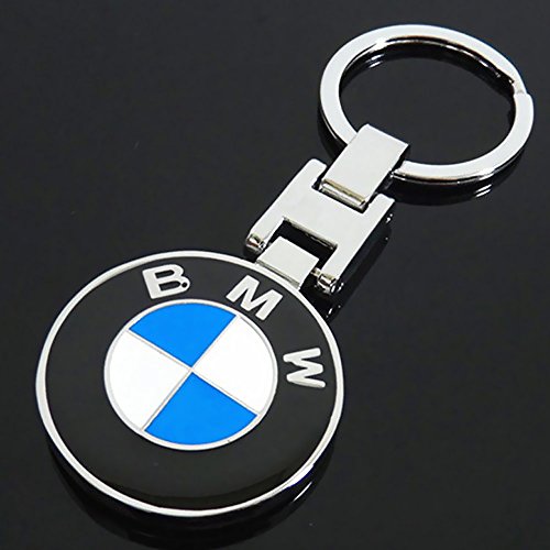 2 Pack BMW Key Chain, Both Side BMW Brand Logo Key Ring Special Edition for BMW Lovers