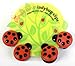 Animal House Ladybug Magnetic Mini Clip (Set of 4)