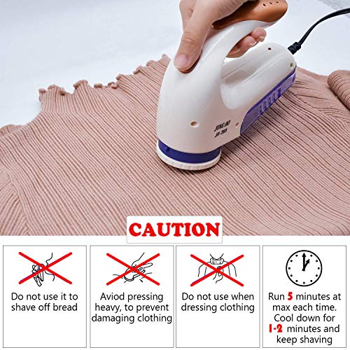 Fannyc Lint Remover Clothes Fuzz Fabric Shaver Suit for US Standard Fabric Sweater Defuzzer Fabric Clothes