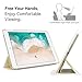MoKo Case for iPad Pro 10.5 - Slim Lightweight Smart-shell Stand Cover with Translucent Frosted Back Protector for Apple iPad Pro 10.5 Inch 2017 Tablet, Champagne GOLD (Auto Wake / Sleep)