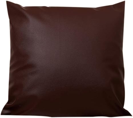 Amazon Com Cnniuha Leather Oil Wax Solid Color Decorative Square
