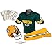 Franklin Sports Green Bay Packers Kids Football Uniform Set - NFL Youth Football Costume for Boys & Girls - Set Includes Helmet, Jersey & Pants - Large