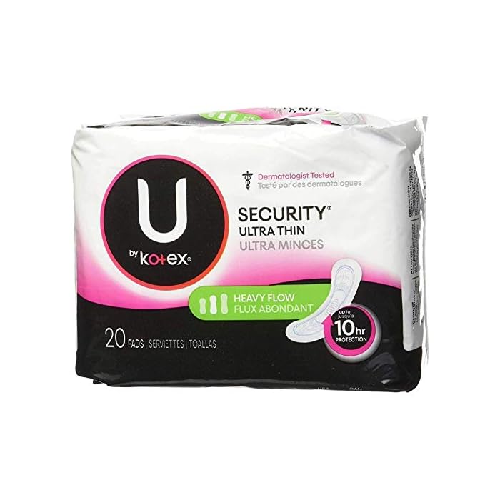 Kotex Security Ultra Thin Pads Long 20 Each