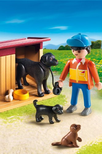 PLAYMOBIL 5125 - Hofhund mit Welpen – Bild 3