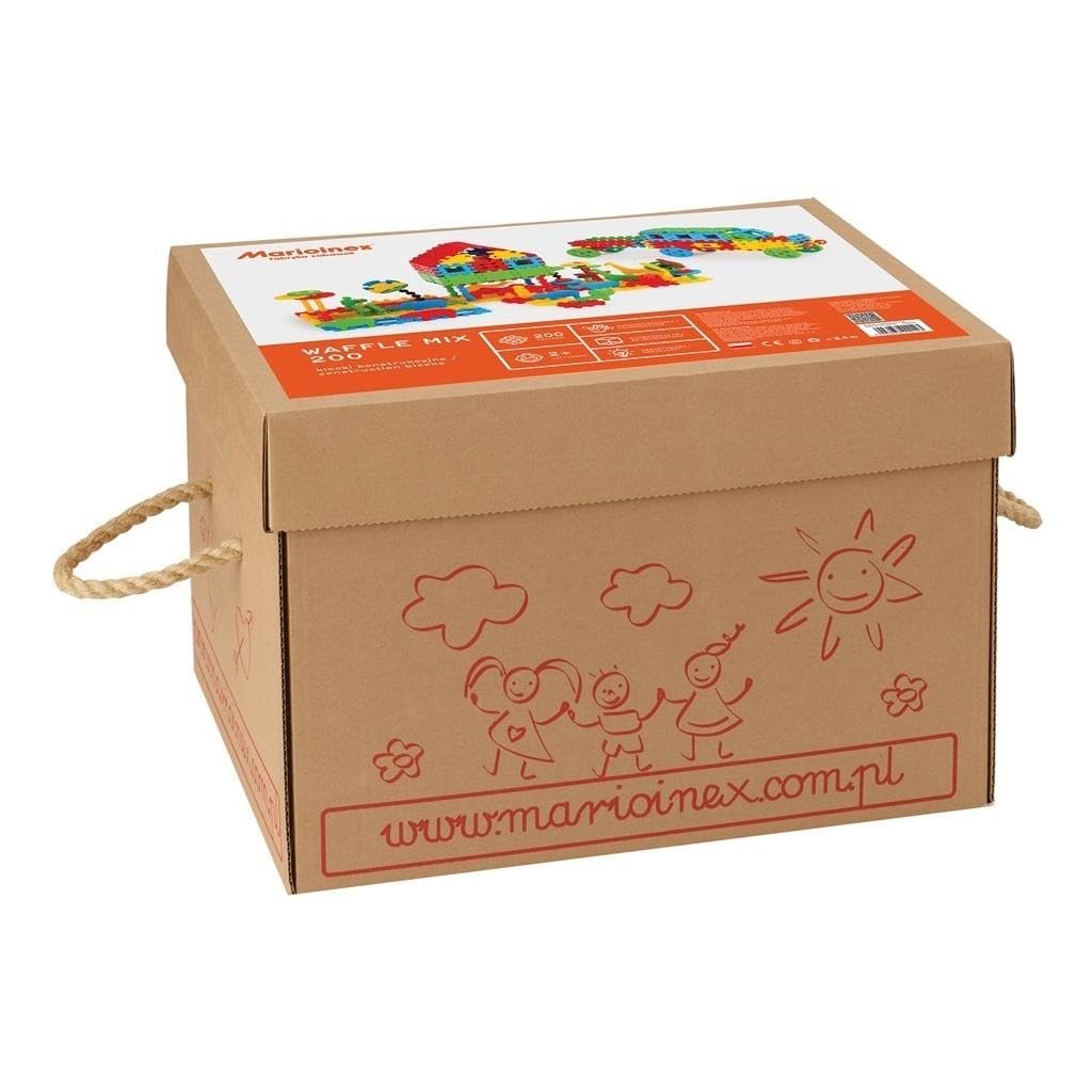 Marioinex Waffle Blocks Mix, 200 Pieces Packed In a Carton