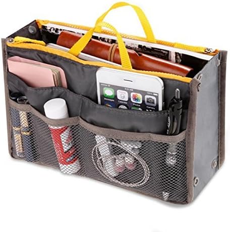 Getko Women Makeup Cosmetic Organizer Handbag Travel Purse Toiletry Pouch (Multi Color)