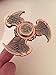 Fidget Spinner Metal, Alquar Eagle Eye Pure Copper Tri Hand Spinner, Customized Professional Spinner Bearing Quiet Smooth Spin, Luxury Metal GiftBox Set