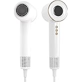 High Speed Hair Dryer, Blow Dryer with Magnetic Concentrator for Fast Drying, Low Noise Thermo-Control Professional Lightweight Hair Dryer for Women