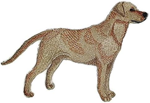 Amazing Custom Dog Portraits [ Labrador Retrieve ] Embroidery Iron On/Sew patch [4.5" x 4.2"][Made in USA]