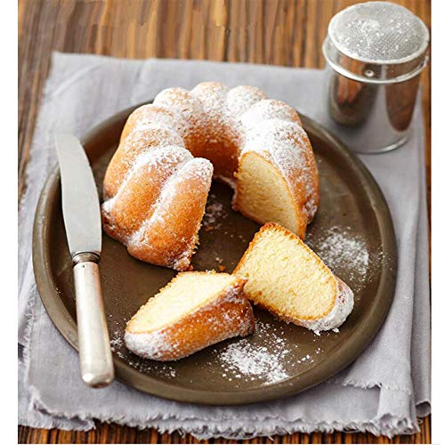 Silicone Bundt Pan Cake Nonstick Fulted Molds Tube for Baking