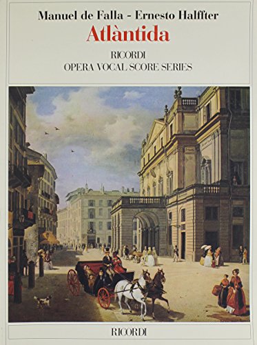 ATLANTIDA VOCAL SCORE PAPER   FRENCH/ITALIAN -  M De Falla, Paperback