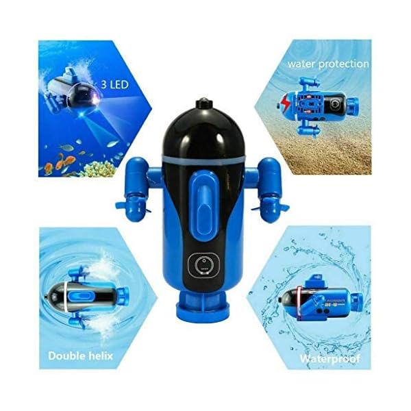 Unterwasser-Drohne Mini RC HD Unterwasserkamera Drohne mit FPV – Bild 4