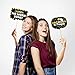 PartyGraphix Retirement Photo Booth Props - European Made Retirement Party Supplies - Easy to Assemble Selfie Props - Decorations Kit Includes 15 Pieces