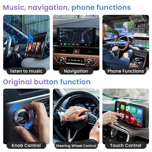 Carlinkit CarPlay Ai Box Android 13.0 System Wireless CarPlay Android Auto QCM6125 8-core 8GB+128GB, Multimedia Box Spotify/Netflix/YouTube Car Video, GPS+Glonass/Google Play Download Apps