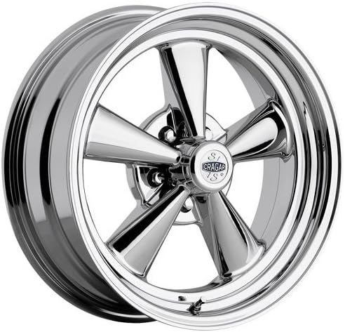 Cragar Wheels 610C G/T Chrome Plated 17x8 5x127 0 Offset 90.9 Hub