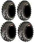 Full set of GBC Dirt Devil (6ply) 25x8-12 and 25x10-12 ATV Tires (4)