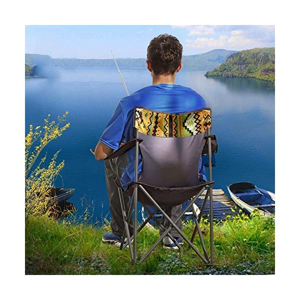Bequeme Sonnenliege, bequemer Angelstuhl Faltbarer ultraleichter tragbarer Campingstuhl Camping-Angelstuhl Angelstuhl… – Bild 3