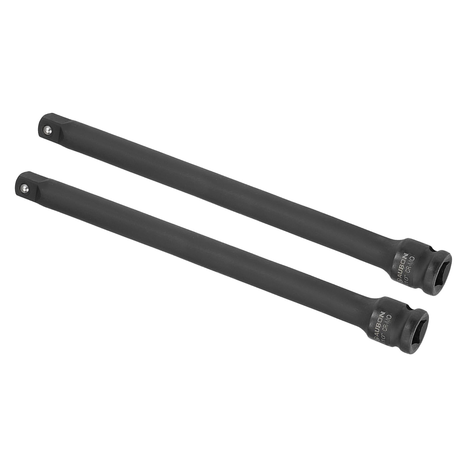 Kozelo 2pcs Socket Extension Bar - [1/2" Drive x 10" Length] Extended Tool for Impact Driver/Ratchet Wrench Use, CR-MO Steel