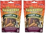 Higgins Sunburst Veggie Stix Gourmet Treats for Guinea Pigs, Rabbits & Chinchillas, 4 OZ (2 Pack)