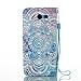 Galaxy J7 Sky Pro Case,HAOTP 3D Beauty Luxury Fashion PU Flip Stand Credit Card ID Holders Wallet Leather Case Cover for Samsung Galaxy J7 V/J7V/J7 Perx/J7 2017 - Mandala Floral Flower