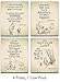 Winnie The Pooh Quotes - Set of 4-11x14 Unframed Art Print - Great Child/Boy/Girl/Nursery Room Decor, Also Makes a Great Gift Under $25