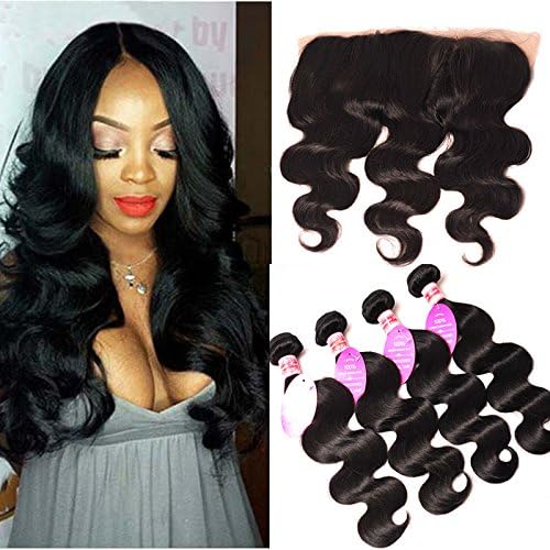 Hair Ocean Malaysian Annabelle Body Wave 100% Virgin Hair With Lace Frontal Closure (3 Bundles)
