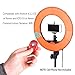 Emart Ring Light Photo Video Continuous Lighting Kit,14-Inch Dimmable SMD LED Shooting Photography Studio,Light Stand,Plastic Color Filter Set,Hot Shoe Adapter and Bluetooth Receiver for Smartphone