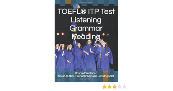 Amazoncom Toefl Itp Test Listening Grammar Reading - 
