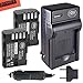 BM Premium 2-Pack of DMW-BLF19, DMW-BLF19e, DMW-BLF19PP Batteries and Charger for Panasonic Lumix DC-G9, DC-GH5, DMC-GH3, DMC-GH3K, DMC-GH4, DMC-GH4K Digital Camera