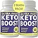 Ultra Fast Keto Boost 2 Bottle Pack Weight Loss Pills with Advanced Natural Ketogenic BHB Burn Fat Supplement Formula 800MG Capsules