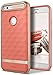 Google Pixel XL Case, Caseology [Parallax Series] Modern Slim Geometric Design [Coral Pink] [Textured Grip] for Google Pixel XL (2016)
